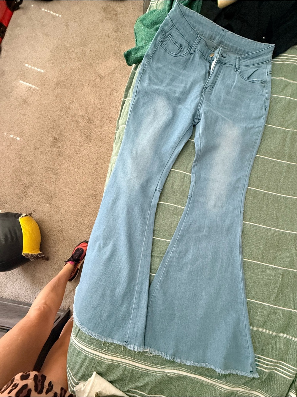 Light Blue Women's Flared Jeans